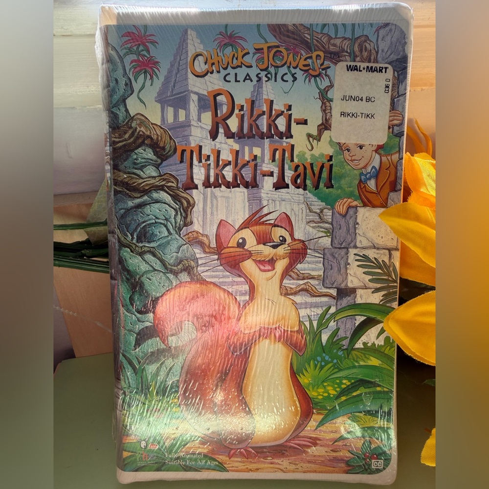1975 Rikki-Tikki-Tavi, by Chuck Jones, Sealed VHS